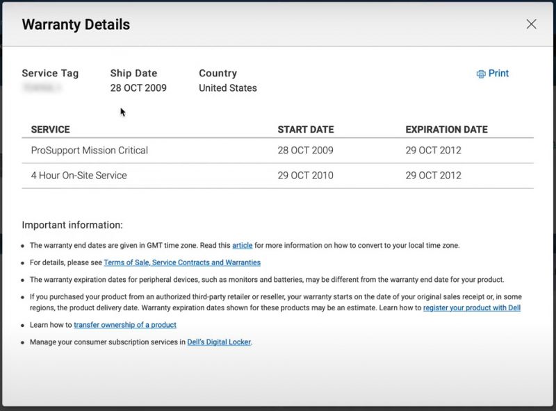 Dell EMC Warranty Lookup Dell Serial Lookup Top Gun