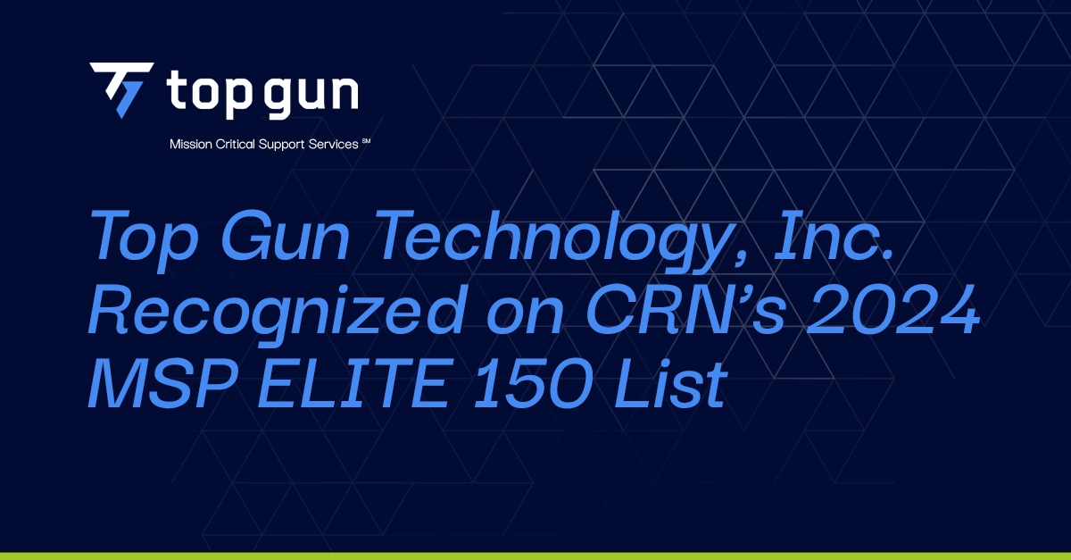 Top Gun Technology Inc Recognized On CRN S 2024 MSP ELITE 150 List   CRN500 2024 Template 2024 